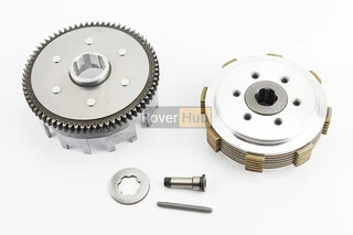 Зчеплення, маховик у зборі (6 болтів, маховик 70T) CB-150/200cc