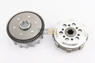 Сцепление, маховик в сборе (6 болтов, маховик 70T) CB-150/200cc, тип1