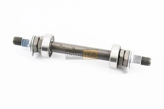 Вісь передня MTB М10х145мм в зборі, пром-підшипники 6000 2RS, під гайку, чорна