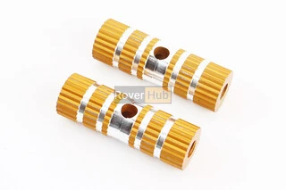 Пеги ВМХ 110мм, алюмінієві, жовті, к-кт