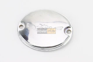 Кришка (овальна, метал) правої кришки двигуна, хром (РІЗНІ написи)