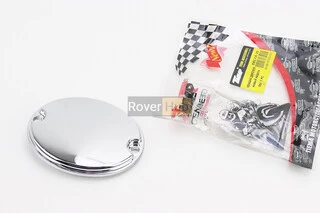 Кришка (овальна, пластик) правої кришки двигуна, хром