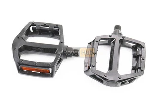 Педалі BMX 9/16" (107x105x28mm) алюмінієві, чорні LU-313