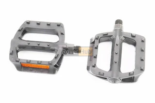 Педалі BMX 9/16" (107x95.5x25mm) пластикові, чорні LU-984DU