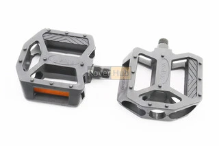 Педалі BMX 9/16" (108x105x28mm) пластикові, чорні LU-P9