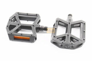 Педалі BMX 9/16" (109x96x30mm) пластикові, чорні B289DU