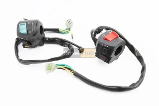 Блок кнопок на кермі лівий + правий (під трос дроселя), пара, тип 2