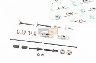 Клапан впускний, випускний к-кт 2шт 168F + пружина-2шт + коромисло-2шт + штанга-2шт + штовхач-2шт