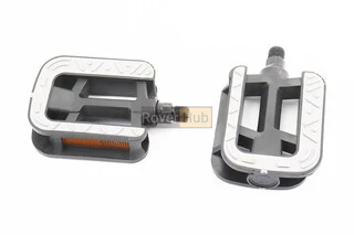 Педалі CITY 9/16" (100x80x29mm) пластикові, чорно-сірі