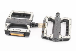 Педалі CITY 9/16" (107x103x25mm) пластикові, чорно-сірі NW-420