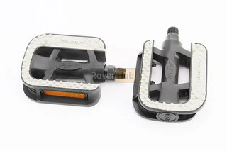 Педали CITY 9/16" (109x82x26mm) пластиковые, чёрно-серые NW-352