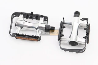 Педали MTB 9/16" (102x62x24mm) алюминиевые, серебристо-чёрные NWL-91K