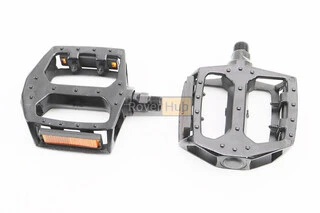 Педали MTB широкие 9/16" (107x100x25mm) алюминиевые, чёрные 808