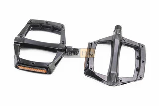 Педали MTB широкие 9/16" (112x109x24mm) алюминиевые, чёрные NWL-221