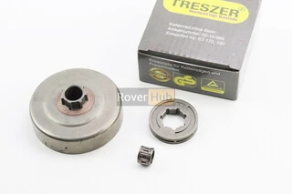 Тарелка сцепления + звезда 3/8-7 MS-170/171/180/181/190T/191T/210/211/230/250 + подшипник