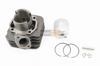 Цилиндр к-кт (цпг) Honda TACT AF09/AF16 65cc-44мм (палец 10мм, крепление глушителя 47мм, без прокладок)