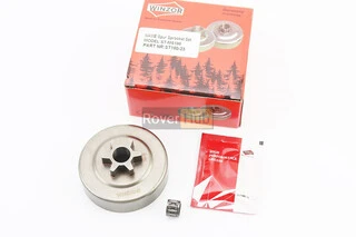 Тарелка сцепления "звезда" 3/8-6 MS-170/171/180/181/190T/191T/210/211/230/250 + подшипник+смазка