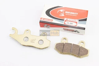 Гальмівні колодки (дискові) ліве вухо, Viper - RACE/STORM/CG/СВ/HONDA-LS125;NSR 50;MBX 50/LIFAN/KYMCO-Pulsar/LONCIN, к-кт 2шт,