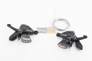 Переключатели (манетка) 3x8 скоростей, чёрные SL-03