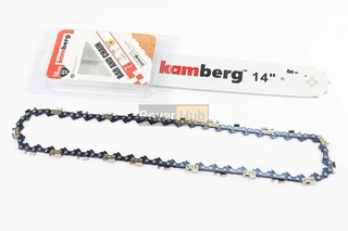 Шина 14"-1,3mm 3/8" 50зв L-39см + ланцюг 3/8"-1,3mm-50зв. квад. зуб, на блістері