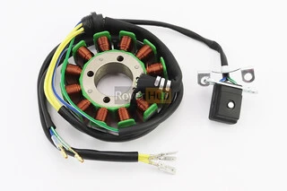 Статор магнето (генератора) (12 катушек разъем "папа 3+2"), 200cc (d=93мм)