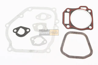 Прокладки двигуна 168F-68mm, к-кт 7 деталей, (пароніт, червона нитка), Тип 1