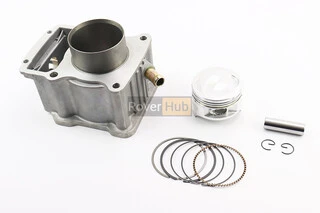 CG200-OHV Цилиндр к-кт (цпг) 200cc - 63,5мм - водяное охлаждение (высота цилиндра 76/107мм) (палец 15мм) (битый бокс)