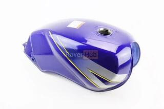 Бак паливний СИНІЙ (під прямокутну кришку бака, під кран палив. на болти)