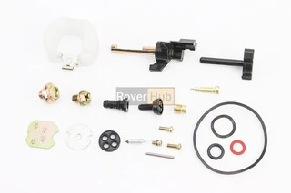 Ремонтний комплект карбюратора, 21 деталь+поплавок 168F/170F