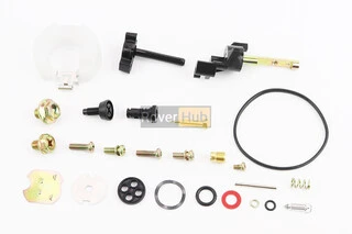 Ремонтний комплект карбюратора, 22 деталі + поплавок + важіль 168F/170F