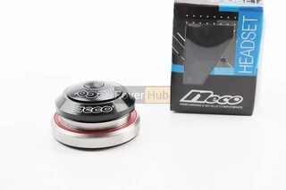 Кермова колонка 1-1/8"x1,5" (41,8/28,6x52/39,8) безрізьбової вилки, інтегровані, пром-підшипники, чорні H373