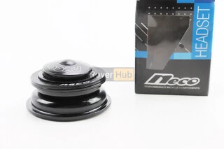 Кермова колонка 1-1/8"x1-1/4" (44/28,6x50.6/30мм) безрізьбової вилки, напівінтегровані, чорні H-100