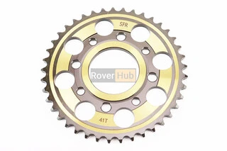 Зірка задня WY125 - 428-41Т - d=58; 4отв.*90mm "гартована" (ZS125J спиці)