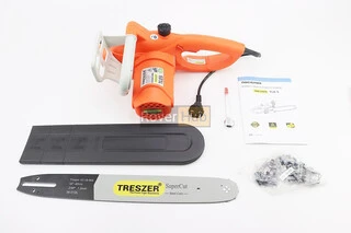 Електропила TRESZER TLE5 (2,2кВт. шина 16", ланцюг 3/8"-1,3mm-57зв. круг. зуб), бокова