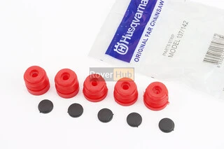 Амортизатор 4500/5200 к-кт 5шт+заглушки, красные