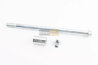 Вісь колеса заднього d15mm; L260mm + втулка, гайка