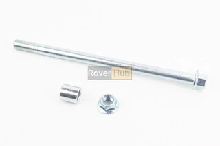 Вісь колеса переднього (під алюм. диск) d12mm; L210mm + втулка, гайка