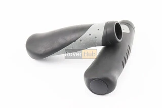 Ручки керма 135мм, ергономічні, чорно-сірі CR-G302