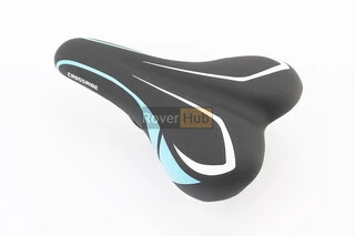 Сиденье MTB 240x140мм, чёрно-синее-белое BSK-901-В