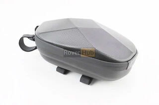 Сумка на кермо електросамокату (жорсткий чохол) 300x150x125мм, кріпл. на липучці, вологозахисна, "карбон" 033