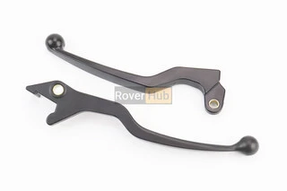 Важіль керма лівий, правий к-кт 2шт (під зчепл./диск. гальмо), чорний