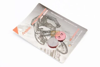 Тормозные колодки Disk-brake (Xiaomi Mijia M365, Wiggle Voxa MD35), красные YL-1005