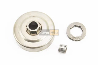 Тарілка зчеплення + зірка 325-7 Husqvarna-136/137/141/142/235/240/325, Partner-365, OLEO MAC 941, JONSERED, POULAN + підшипник