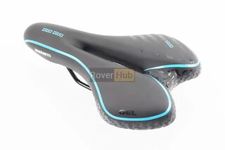 Сидіння MTB 270x160мм, чорно-синє "GEL" SD-523