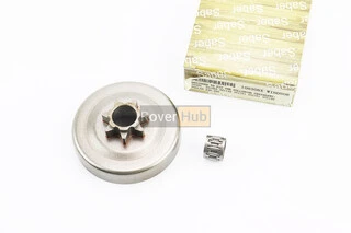 Тарілка зчеплення "зірка" 325-7 Husqvarna-340/345/350/351/353/357/359/445/450/560 + підшипник