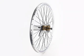 Колесо 24" заднє V-brake, обід "крапля" та втулка 14Gx36H алюмінієві, кріпл. гайка, "GRAVITY"