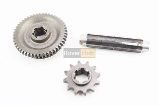 Редуктор фрези R175/180N/190N/195N - Вал первинний + зірка Z-12 + Шестерня Z-49 101-2