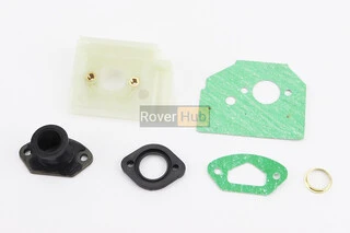 Патрубок карбюратора + перехідник + пластина + кільце + прокладки-2шт к-кт 4500/5200