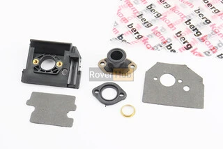 Патрубок карбюратора + перехідник + пластина + кільце + прокладки-2шт к-кт 4500/5200