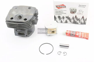 Цилиндр к-кт (цпг) мод.365 48mm (палец 12mm) "черный"+герметик, патрубок - квадратный